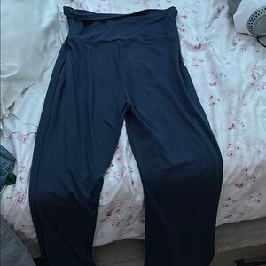 Women's High-Waisted Black Pants